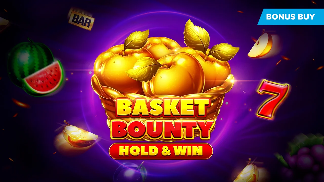 Immagine ufficiale di Basket Bounty: un cesto dorato pieno di mele