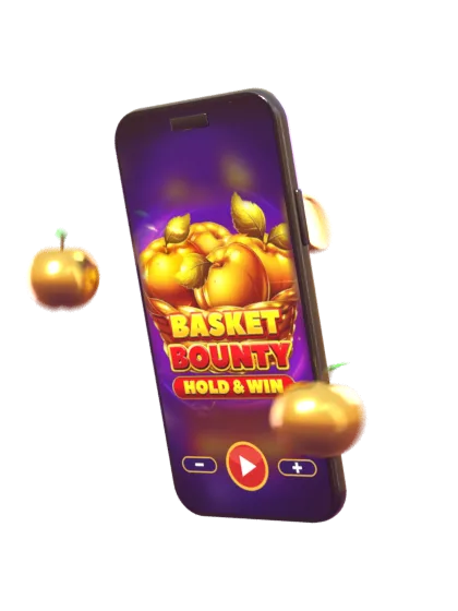 Basket Bounty aperta sullo schermo di uno smartphone